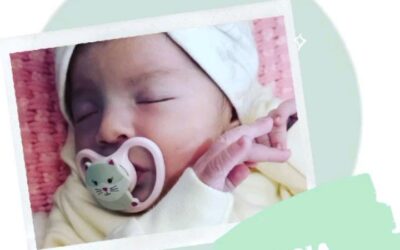 Hoy les presentamos a Lucia con un mensajito de una de sus mamás Romina! Felicid…